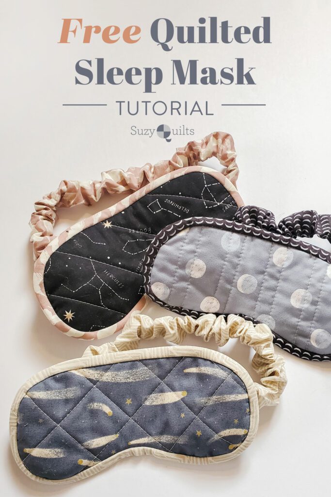 Quilted Sleep Mask FREE Sewing Pattern