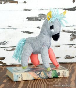 Vintage Stuffed Donkey Plushie Free Sewing Pattern