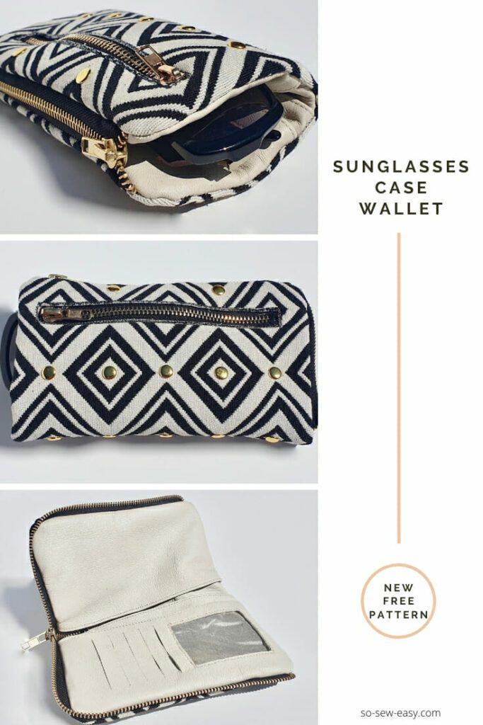 DIY Sunglasses Case Wallet FREE Sewing Tutorial
