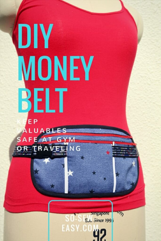 DIY Running Belt And Travel Belt FREE Sewing Pattern