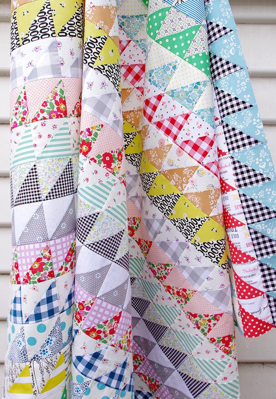 Half Square Triangles FREE Sewing Tutorial
