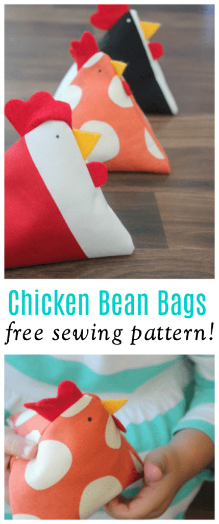Little Chicken Bean Bags Sewing Pattern
