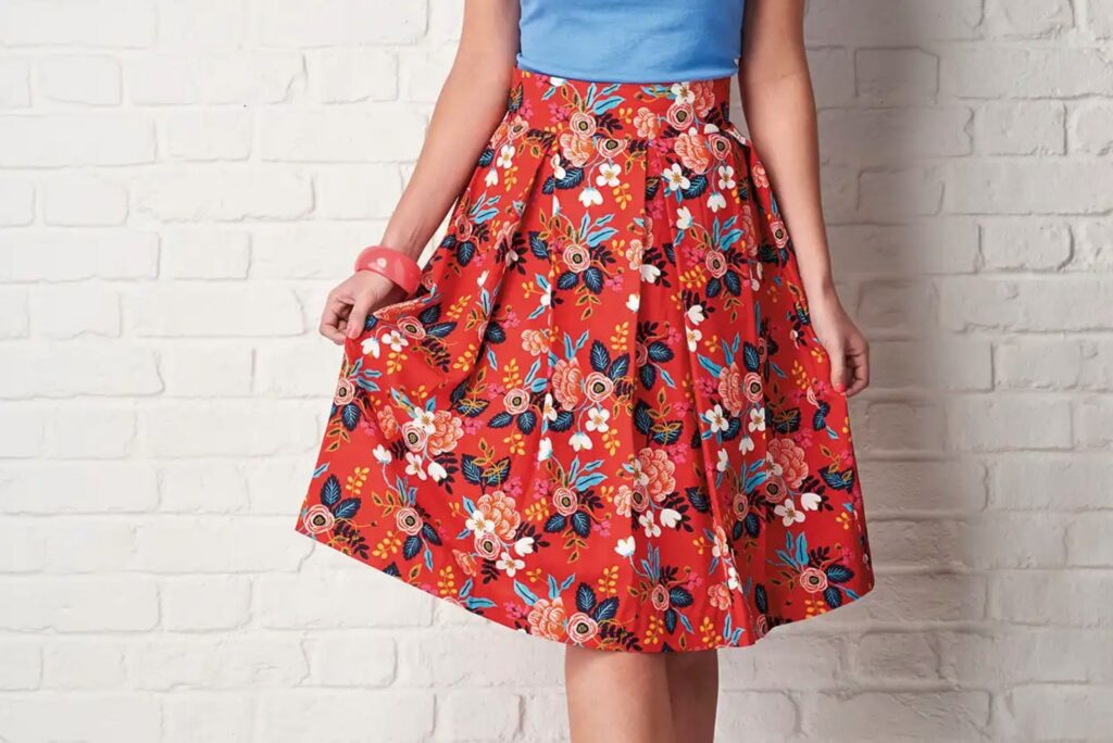 Pleated Skirt FREE Sewing Tutorial