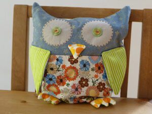 Scrappy Owl PJ Holder FREE Sewing Tutorial