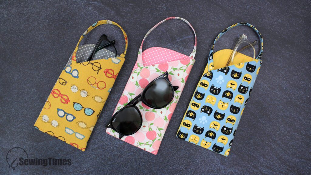 DIY Sunglasses Case FREE Sewing Pattern and Tutorial