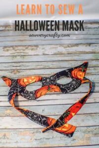Halloween Face Mask FREE Sewing Pattern