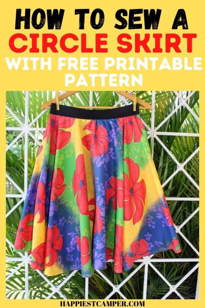 Circle Skirt FREE Sewing Pattern