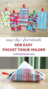 Pocket Tissue Holder FREE Sewing Tutorial