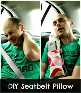 Seatbelt Pillow FREE Sewing Tutorial