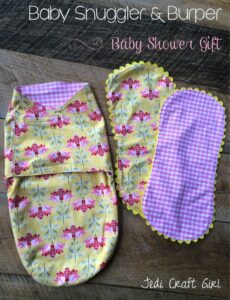 Baby Swaddler and Burper FREE Sewing Pattern and Tutorial