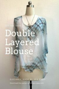 Double Layered Blouse FREE Sewing Pattern