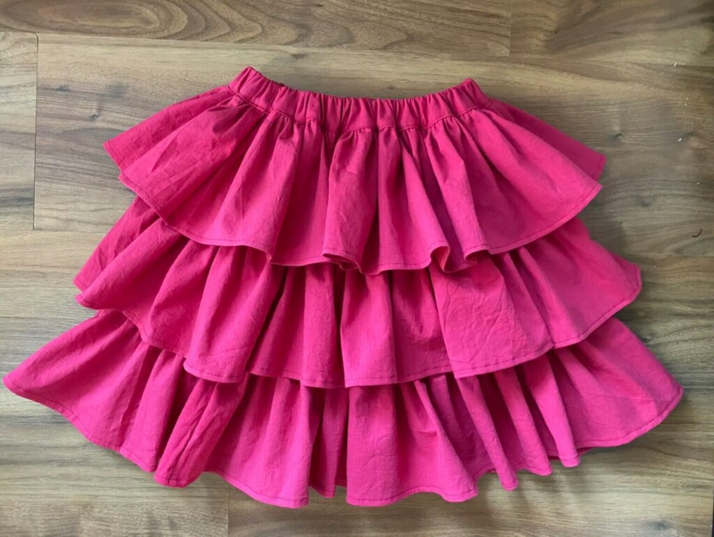 Tiered Ruffle Skirt FREE Sewing Tutorial