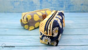 2 Compartment Pencil Case FREE Sewing Tutorial