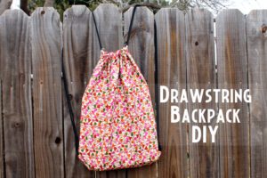 DIY Drawstring Backpack