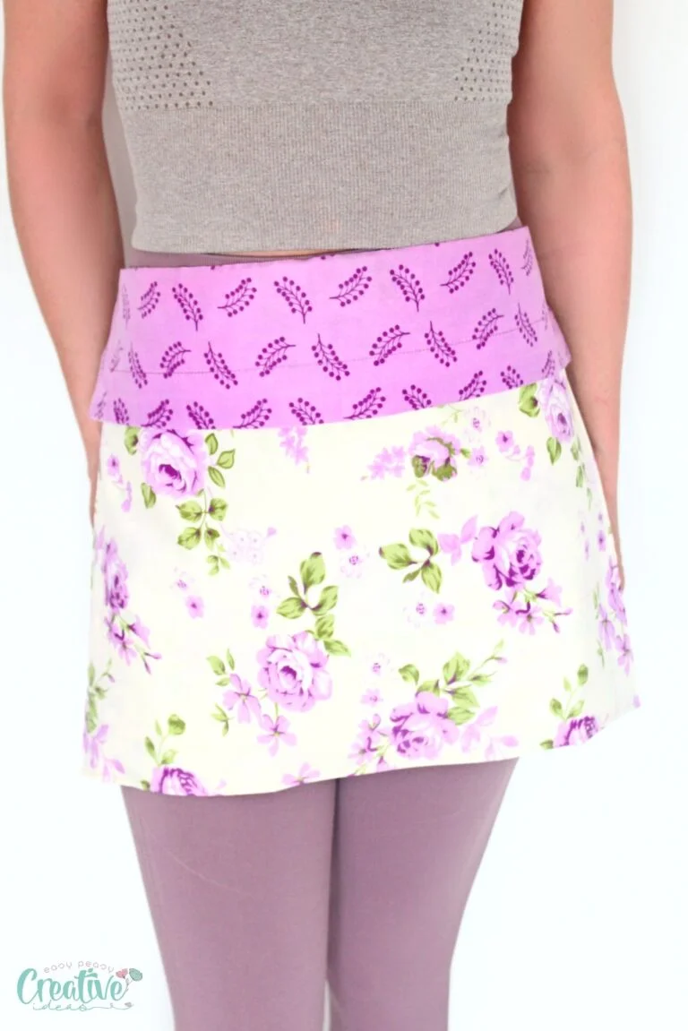 Pillowcase Half Apron: a 10-minute upcycle tutorial